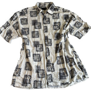 J Farrar Men’s 2XLT Short Sleeve Summer Vacation Button Up Shirt